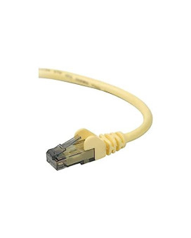 3Ft Cat6 Snagless Patch Cable, Utp, Yellow Pvc Jacket, 23Awg, 50 Micron, Gold Pl