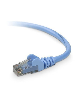 4Ft Cat6 Snagless Patch Cable, Utp, Blue Pvc Jacket, 23Awg, 50 Micron, Gold Plat