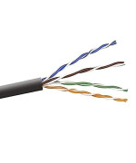 Network Cable - Bare Wire - Bare Wire - 1000 Ft - Utp - ( Cat 5E ) - Black