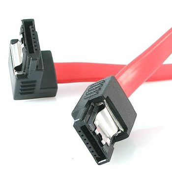 18In Latching Sata To Right Angle Sata Serial Ata Cable - Sata - M/M - 18 Inch -