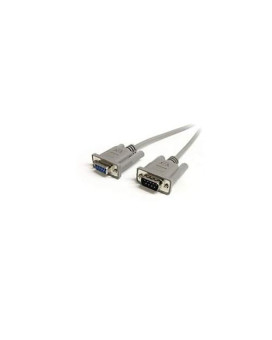 This 9-Pin Straight Through Serial Cable Features A Db9 Male Connector And A Db9