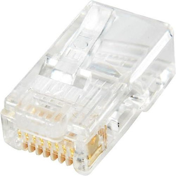 Rj45 Plug For Round Cable 100 Pack