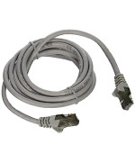 7Ft Cat6 Snagless Patch Cable, Utp, Gray Pvc Jacket, 23Awg, 50 Micron, Gold Plat