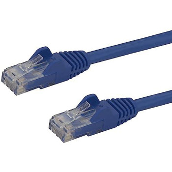 15Ft Blue Cat6 Ethernet Cable Delivers Multi Gigabit 1/2.5/5Gbps & 10Gbps Up To