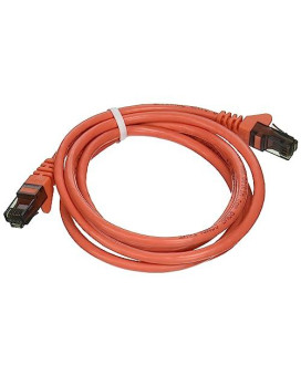 5Ft Cat6 Snagless Patch Cable, Utp, Orange Pvc Jacket, 23Awg, 50 Micron, Gold Pl
