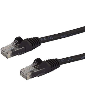 3Ft Black Cat6 Ethernet Cable Delivers Multi Gigabit 1/2.5/5Gbps & 10Gbps Up To