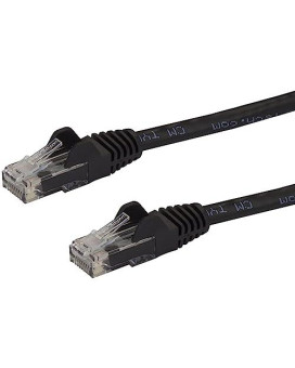 7Ft Black Cat6 Ethernet Cable Delivers Multi Gigabit 1/2.5/5Gbps & 10Gbps Up To