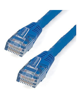 50Ft Blue Cat6 Ethernet Cable Delivers Multi Gigabit 1/2.5/5Gbps & 10Gbps Up To