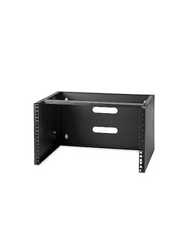 6U Wall Mount Rack For Networking Equipment - 19In Wallmount Patch Panel Bracket