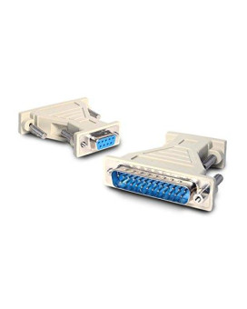 Our Adapter Db9F To Db25M Converts A 9 Pin Serial Port To A 25 Pin Male Connecto