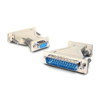 Our Adapter Db9F To Db25M Converts A 9 Pin Serial Port To A 25 Pin Male Connecto