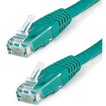 15Ft Green Cat6 Ethernet Cable Delivers Multi Gigabit 1/2.5/5Gbps & 10Gbps Up To