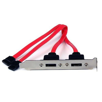 Turn Two Standard Sata Motherboard Connections Into Two External Esata Ports. -