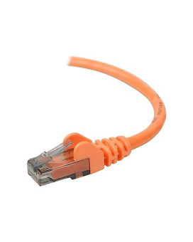 1Ft Cat6 Snagless Patch Cable Orange