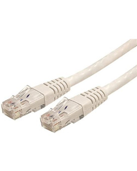 5Ft White Cat6 Ethernet Cable Delivers Multi Gigabit 1/2.5/5Gbps & 10Gbps Up To