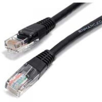 25Ft Black Cat6 Ethernet Cable Delivers Multi Gigabit 1/2.5/5Gbps & 10Gbps Up To