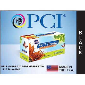 Pci Brand Compatible Dell D4283 310-5404 Black Drum Unit 30000 Page Yield For De