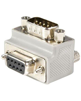 This Right Angle Db9 To Db9 Serial Cable Adapter Features A Right Angled Db9 Mal