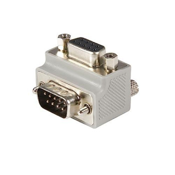 Right Angle Db9 To Db9 Serial Cable Adapter Type 2 - M/F