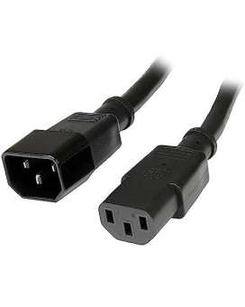 Ac Power Cord 10Ft (3M) 18Awg Power Supply Extension Cable Iec 60320 C14 To Iec