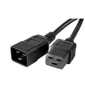 3Ft (0.9M) Heavy Duty Extension Cord W/ Iec 60320 C19 To C20 Connectors; 250V 13