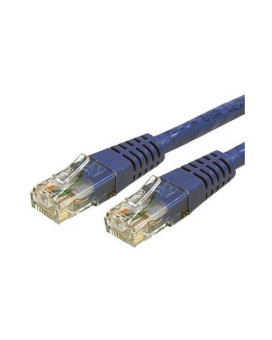 35Ft Blue Cat6 Ethernet Cable Delivers Multi Gigabit 1/2.5/5Gbps & 10Gbps Up To