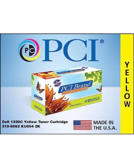 Pci New Compatible Dell 310-9062 Ku054 Pn124 Xl High-Yield Yellow Toner Cartridg