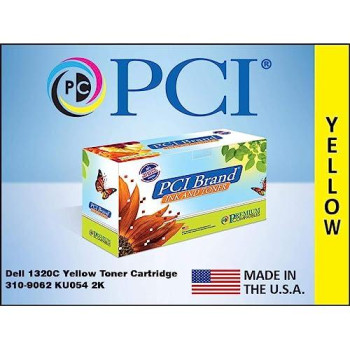 Pci New Compatible Dell 310-9062 Ku054 Pn124 Xl High-Yield Yellow Toner Cartridg