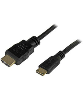 6Ft High Speed Mini Hdmi To Hdmi Cable With Ethernet; 4K (3840X2160P 30Hz)/Uhd/F