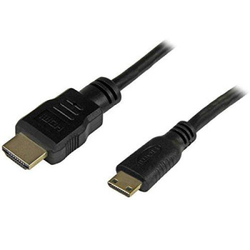 6Ft High Speed Mini Hdmi To Hdmi Cable With Ethernet; 4K (3840X2160P 30Hz)/Uhd/F