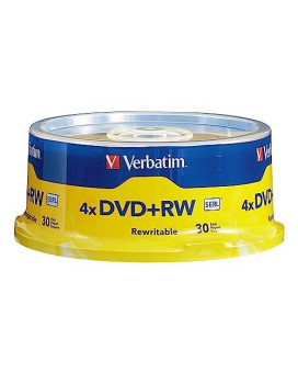 Verbatim - 30 X Dvd+Rw 4.7 Gb 4X - Spindle - Storage Media