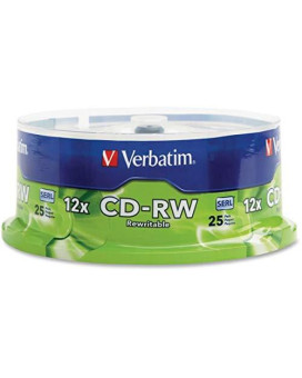 25Pk Cd-Rw 80Min 700Mb 4X-12X Hi Speed