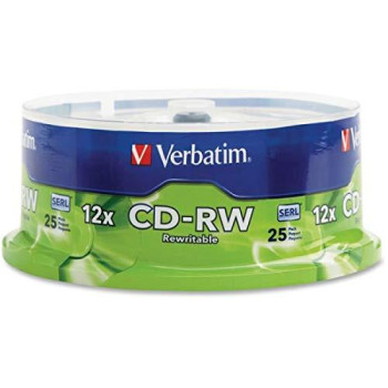 25Pk Cd-Rw 80Min 700Mb 4X-12X Hi Speed