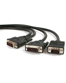 Connect A Dvi-D And A Vga Monitor Simultaneously To A Single Dvi-I Video Source