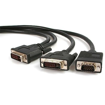 Connect A Dvi-D And A Vga Monitor Simultaneously To A Single Dvi-I Video Source