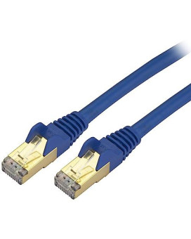 1 Ft Cat6A Ethernet Cable - Stp Blue