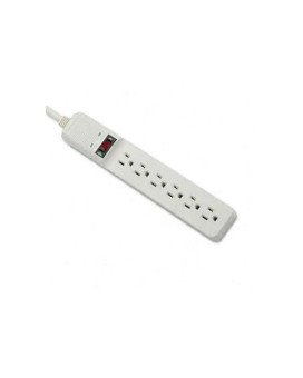 Surge Protector With 6 Outlets. 450 Joules, Emi/Rfi Noise Filtering, Illuminated