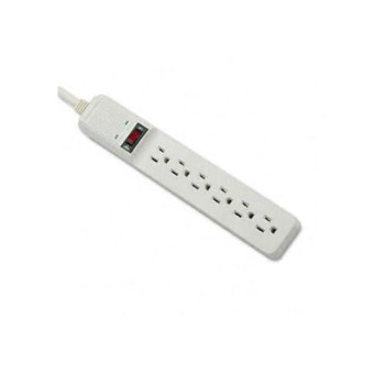 Surge Protector With 6 Outlets. 450 Joules, Emi/Rfi Noise Filtering, Illuminated