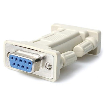 This Null Modem Cable Adapter Features Two Db9 Female Connectors - A Cost-Saving