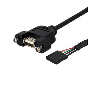 Connect A Panel-Mountable Usb Port To Your Motherboard Header. - Usb Header Cabl