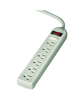 Economical Fellowes Power Strip With 6 Outlets. Office Grade Power Strip Has 3-P