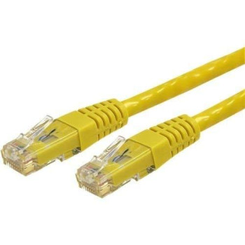 3Ft Yellow Cat6 Ethernet Cable Delivers Multi Gigabit 1/2.5/5Gbps & 10Gbps Up To