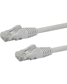 3Ft Cat6 Ethernet Cable White 100W Poe