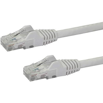 3Ft Cat6 Ethernet Cable White 100W Poe