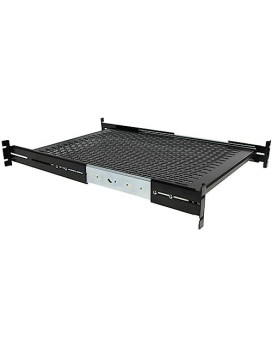 2U Sliding Vented Rack Mount Shelf