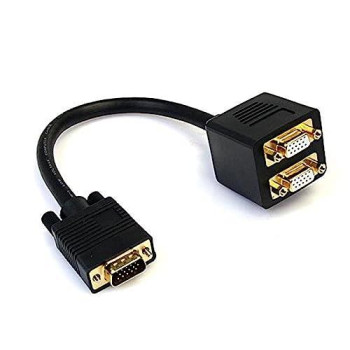 1 Ft Vga To 2X Vga Video Splitter Cable