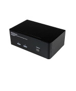 Control 2 High-Resolution Dual Displayport Computers With A Single Console - Usb