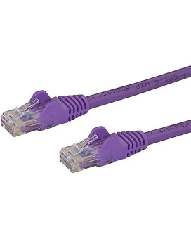 10Ft Purple Cat6 Ethernet Cable Delivers Multi Gigabit 1/2.5/5Gbps & 10Gbps Up T