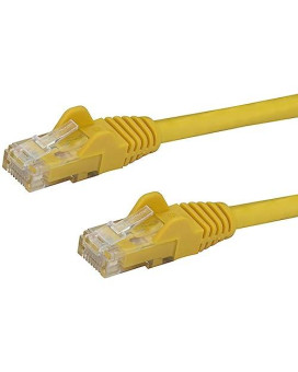 15Ft Yellow Cat6 Ethernet Cable Delivers Multi Gigabit 1/2.5/5Gbps & 10Gbps Up T