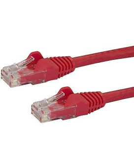 25Ft Red Cat6 Ethernet Cable Delivers Multi Gigabit 1/2.5/5Gbps & 10Gbps Up To 1